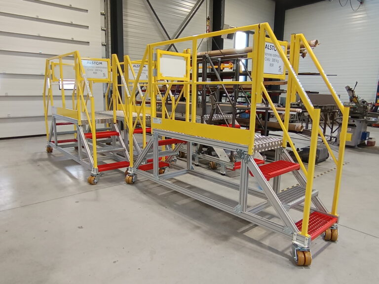 Estacade accès voiture  
Entreprise ALSTOM – Constructeur transport ferroviaire