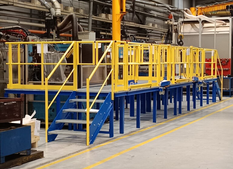 Ensemble plateforme 1m  
Entreprise BODYCOTE – Traitement thermique (sur pièces métalliques)